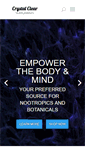 Mobile Screenshot of crystalclearsupplements.com